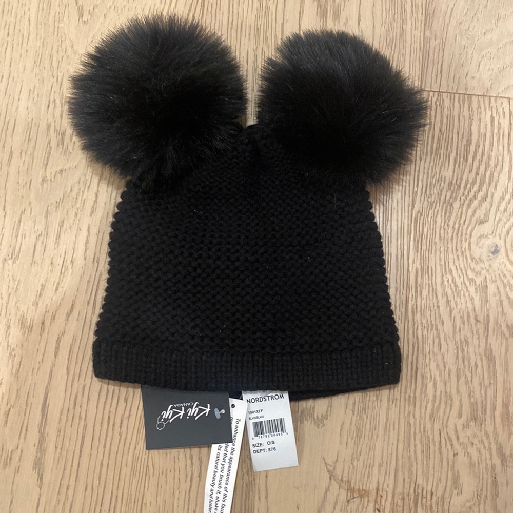 Kyi Kyi faux fur Pom beanie
